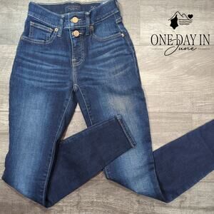 Lucky Brand Ava Mid Rise Super Skinny Jeans Size 00